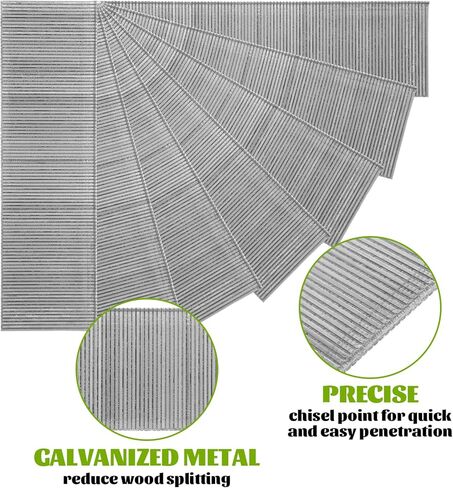 10000 PCS 18 Gauge Brad Nails 1-1/2 Inch Brad Nail Galvanized Brad Nails for Molding Repairing Cabinetry Building Assembly in Saudi Arabia