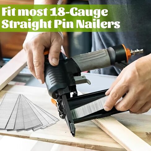 10000 PCS 18 Gauge Brad Nails 1-1/2 Inch Brad Nail Galvanized Brad Nails for Molding Repairing Cabinetry Building Assembly in Saudi Arabia