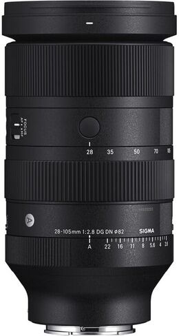 عدسة سيجما 28-105 ملم f/2.8 DG DN Art لسوني E، تكبير كامل الإطار واسع إلى تليفوتوغرافي، فتحة سريعة f/2.8، تركيز تلقائي HLA، حزمة مقاومة للغبار والرذاذ in Kuwait