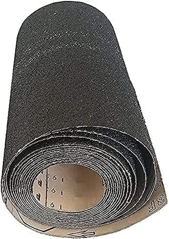 8 Inch x 25 Meters Starcke Sandpaper Rolls - 100 Grit Silicon Carbide Sand Paper Rolls, Heavy Duty Roll Sandpaper Sheets for Wood, Stone, Concrete and Plastics, Auto Sandpapers, Wood Floor Sanders in Saudi Arabia