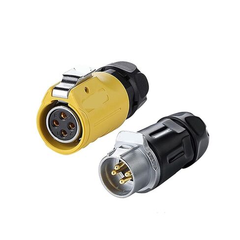 LP20 Aviation M20 4-pin Round Cable Power Cord Butt Plug Connector for Underwater Landscape LED Light KL4-5b(Female Docking Set) in Saudi Arabia