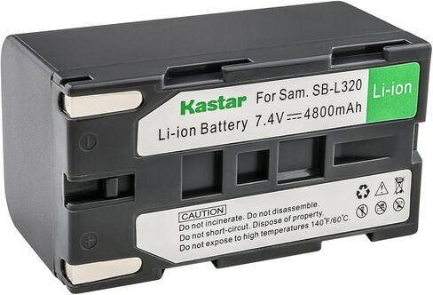 بطارية Kastar SB-L320 بديلة لحزمة واحدة لهاتف Samsung VP-W90، VP-W95D، VP-W97، SC-L520، SC-L530، SC-L550، SC-L600، SC-L610، SC-L630، SC-L650، SC-L700، SC-L710، SC-L750، SC-L770، كاميرا SC-L810 in Kuwait
