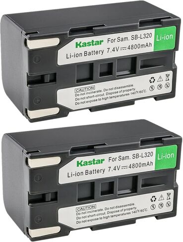 بطارية Kastar SB-L320 بديلة لحزمة واحدة لهاتف Samsung VP-W90، VP-W95D، VP-W97، SC-L520، SC-L530، SC-L550، SC-L600، SC-L610، SC-L630، SC-L650، SC-L700، SC-L710، SC-L750، SC-L770، كاميرا SC-L810 in Kuwait