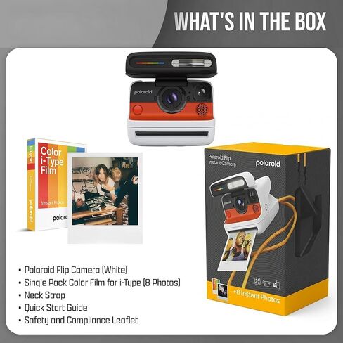 Polaroid FLIP White + Color Film Bundle (8 Photos) in Saudi Arabia