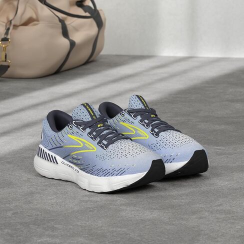 حذاء الجري الداعم Glycerin GTS 20 للسيدات من Brooks - أزرق فاتح/طاووس/حياة ليلية - 6.5 متوسط in Kuwait