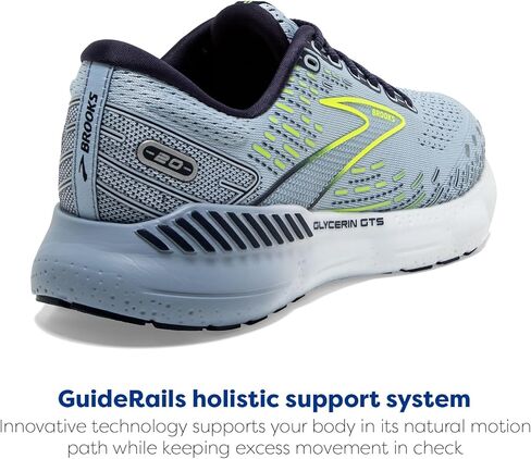 حذاء الجري الداعم Glycerin GTS 20 للسيدات من Brooks - أزرق فاتح/طاووس/حياة ليلية - 6.5 متوسط in Kuwait