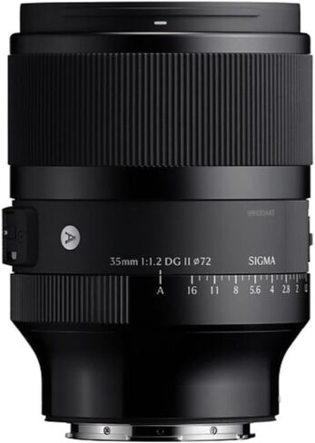 مجموعة عدسات Sigma 35mm f/1.2 DG II Art المتوافقة مع Sony E Mount (إطار كامل) مع فلتر للأشعة فوق البنفسجية + حافظة غطاء العدسة + مجموعة تنظيف + قطعة قماش للتنظيف (5 قطع) in Kuwait