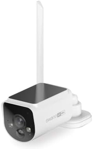 كاميرا Swann MaxRanger4K اللاسلكية للأمان الشمسي، 4K UHD، 2000 قدم طويلة المدى Wi-Fi HaLow، رؤية ليلية ملونة، تنبيهات كشف حقيقية، صوت ثنائي الاتجاه، مقاوم للطقس، بدون رسوم شهرية-SWNVW-MAXV2CAM in Saudi Arabia