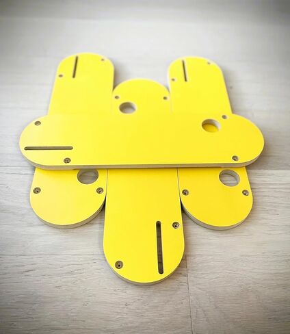 إدراجات Cncdesigns Zero Clearance (4 عبوات) لمنشار طاولة DeWalt المزود بفتحة سكين التثبيت (نماذج مختارة) in Kuwait