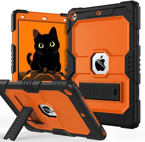 OKP Case for iPad 11 inch (A16) 2025/ iPad 10th Generation 10.9'' 2022, Heavy Duty Shockproof Rugged 11th/ 10 th Gen Protective Cover with Pencil Holder/Kickstand for Kids Women Men, Black in Kuwait