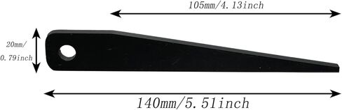 140mm Black Steel Morse Taper Punch Power Tool Part Suitable for Machining Lathes/Boring Machines/Dismantling in Saudi Arabia