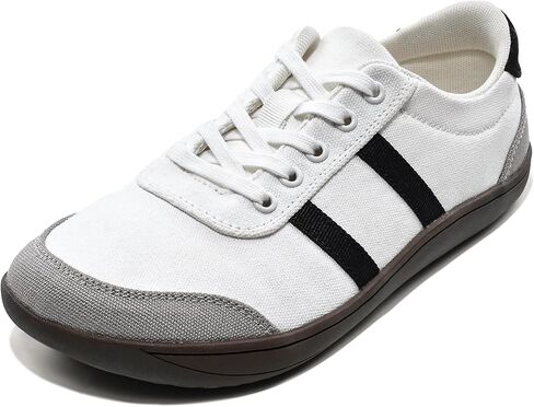 Minimalist Barefoot Shoes for Women, Zero Drop Wide Toe Box Shoes, Breathable Soft Canvas Sneakers in Saudi Arabia