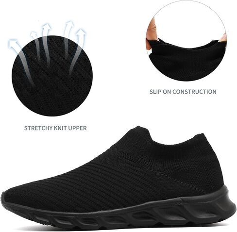 Women's Slip on Sneakers Women Tennis Comfortable Athletic Breathable Lightweight Walking Shoes for Gym, Work and Travel in Saudi Arabia