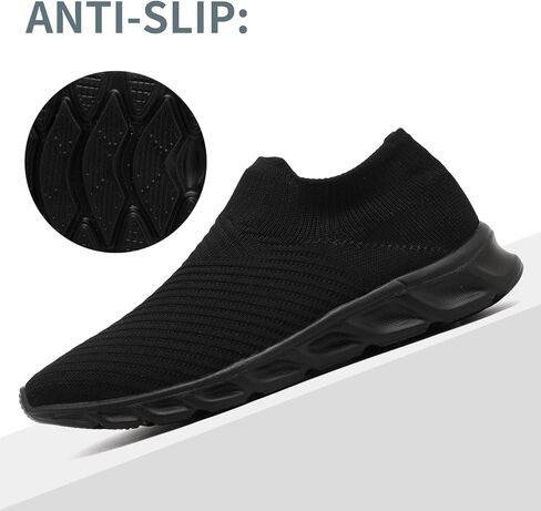 Women's Slip on Sneakers Women Tennis Comfortable Athletic Breathable Lightweight Walking Shoes for Gym, Work and Travel in Saudi Arabia