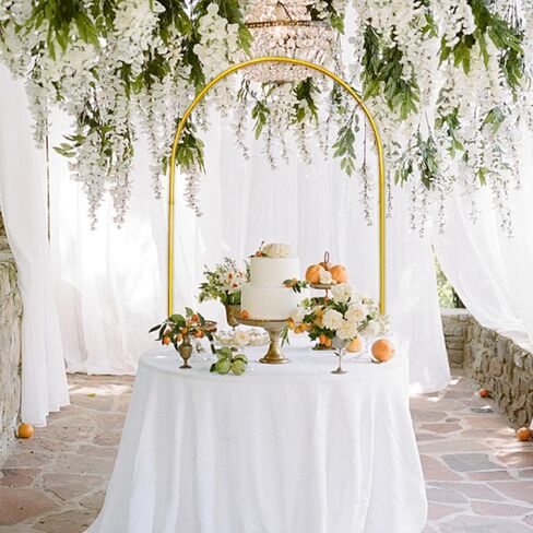 7.2FT Metal Arch Backdrop Stand,Wedding Arch Frame for Party Weeding Birthday Baby Shower Balloon Graduation in Saudi Arabia