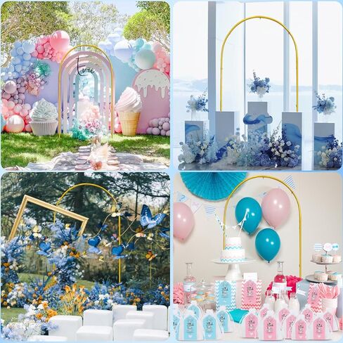 7.2FT Metal Arch Backdrop Stand,Wedding Arch Frame for Party Weeding Birthday Baby Shower Balloon Graduation in Saudi Arabia