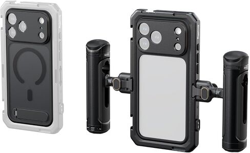 الحزمة: SmallRig Phone Video Cage Dual Handheld Kit for iPhone 17 Pro 5540+FilMov 67mm Magnetic Filter Ring 5547+5-in-1 Magnetic 67mm Lens Kit 4726 in Saudi Arabia
