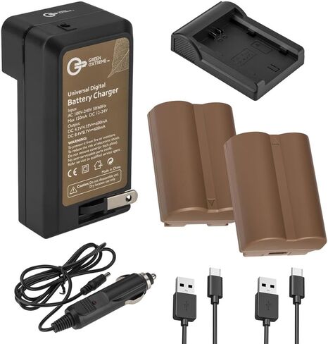 Green Extreme 2X NP-W235 17.3Wh 7.2V 2400mAh Lithium-Ion Battery, Bundle with Compact Smart Charger and Smart Charger Plate for Fujifilm X-T4 Camera in Saudi Arabia