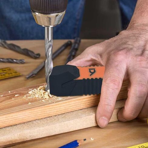 Drill Guide for Angle Drilling and Straight Holes - 30, 45, 90 Degree Angles - 3D Printed Power Tool Accessory Jigs for Woodworking, Carpentry, Plumbers, Electricians, and Contractors in Saudi Arabia