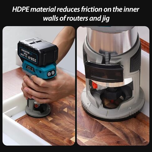 Juice Groove Router Jig - دليل توجيه قابل للتعديل، أدوات توجيه وقوالب، ملحق أداة كهربائية للأعمال الخشبية، تعديل دقيق للمسافات لمشاريع الأعمال الخشبية in Saudi Arabia