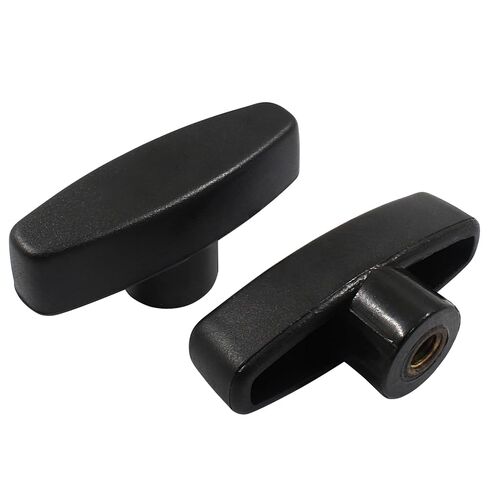 5Pcs T Shape Knobs 5/16"-18 Clamping Knobs with Steel Insert for T Track Bolts, Thumb Threaded Knobs for T Track Accessories, Woodworking Jigs and Fixtures in Saudi Arabia