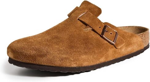 Birkenstock Men's Boston Soft Footbed Clogs, Mink, Brown, 13 Medium US in Saudi Arabia