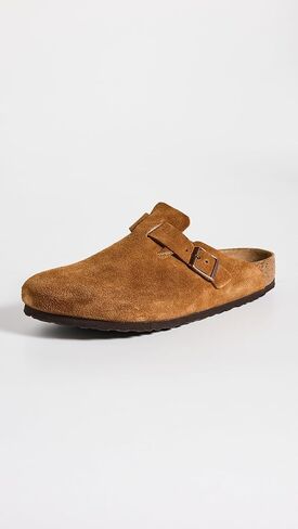 Birkenstock Men's Boston Soft Footbed Clogs, Mink, Brown, 13 Medium US in Saudi Arabia