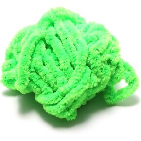 Hareline Wooly Bugger Tinsel Core UV Rayon Chenille #127 FL Chartreuse in Kuwait