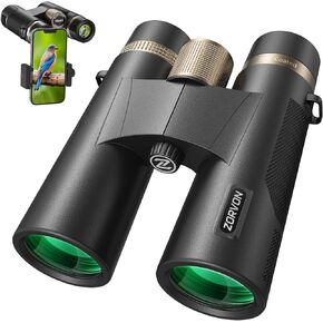 10x42 Binoculars for Adults, High Powered Bright Clear Optics with BAK4 Prisms, Waterproof for Bird Watching, Hunting, Wildlife Viewing (Black) in Saudi Arabia