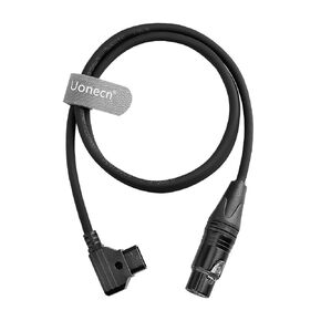 Uonecn D-tap to XLR كابل طاقة أنثى 3 Pin لـ RC 120B، لمصباح فيديو LED، 1M/39.4" in Kuwait