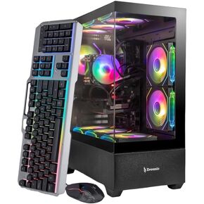 جهاز كمبيوتر ArgB Gaming عالي الأداء-I5-11th تصل إلى 4.4 جيجا هرتز ، GTX 1080 TI 11GB ، 32GB DDR4 RAM ، 1TB NVME SSD ، 650W PSU ، WI-FI 6 ، Bluetooth 5.2 ، 6 × ArgB COWNING FORDS ، Window 11 in Kuwait