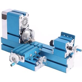 BALOLO 36W Mini Motorized Lathe Machine Metal Woodworking Hobby Teaching DIY Benchtop Woodworking Tools NEW for Hobby Science Education Modelmaking in Saudi Arabia