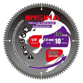 شفرة منشار دائري من الألومنيوم 10 بوصة 100 طن، شفرة منشار ميتري للطاولة مع طرف من كربيد التنجستن، شفرة قطع للمعادن غير الحديدية، النحاس، البولي كربونات، الحوائط الجافة، MDF، البلاستيك، 5/8 بوصة 1 قطعة in Kuwait