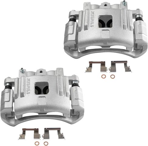 TRQ Brake Caliper Set Compatible with 2015-2019 Ford Transit-150 Transit-250 Transit-350 in Saudi Arabia