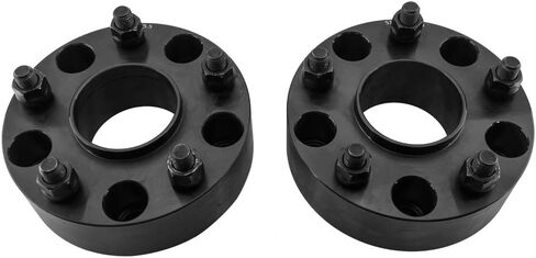 TRIBLE SIX 2Pcs 5x5.5 to 5x5.5 Black Wheel Adapters Spacers 2" 51 MM Hub Centric 9/16-18 Studs 77.8mm Hub Bore Wheel Replacement for 2002-2010 Dodge Ram 1500 2004-2009 Durango Dakota 2011 Ram 1500 in Saudi Arabia