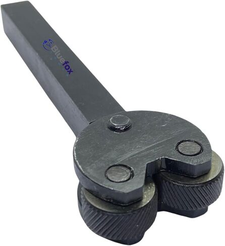BLUEFOX New Knurling Tool Pivot Head Diamond Medium Pitch Pattern 1/2" SQ. Shank-Lathe Engineering Machine Tools (U) in Kuwait