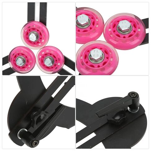 Woodturning Steady Rest Precision Adjustable Wheel Wood Lathe Accessories Round Steel Turning Tool for Professional Woodworking in Saudi Arabia