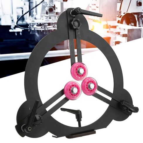 Woodturning Steady Rest Precision Adjustable Wheel Wood Lathe Accessories Round Steel Turning Tool for Professional Woodworking in Saudi Arabia
