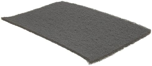 Norton Bear-Tex Final Shine Non-Woven Abrasive Hand Pad, Good Performance, Gray Color, Silicon Carbide, Grit Medium Fine (Pack of 20) in Saudi Arabia