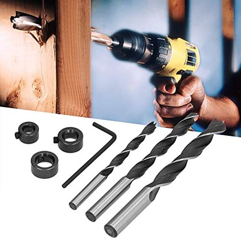 Woodworking Cutting Drill Bits Three Point Drill Wood for Hard Plastic Parts Acrylic, Jobber Drill Bits in Saudi Arabia
