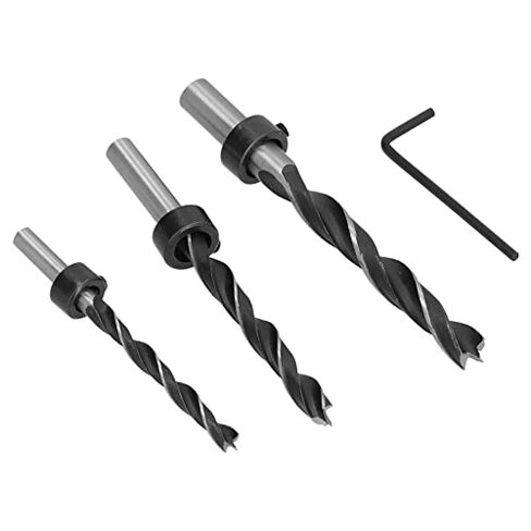 Woodworking Cutting Drill Bits Three Point Drill Wood for Hard Plastic Parts Acrylic, Jobber Drill Bits in Saudi Arabia