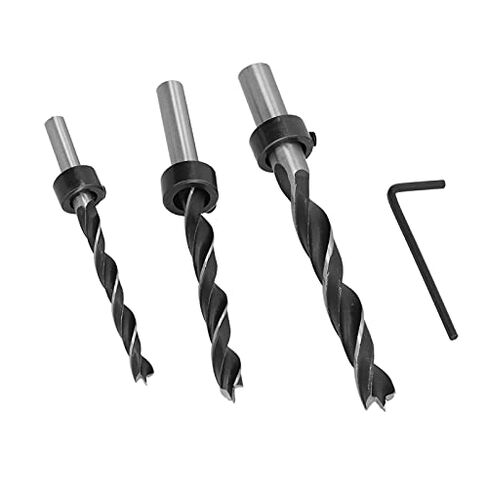Woodworking Cutting Drill Bits Three Point Drill Wood for Hard Plastic Parts Acrylic, Jobber Drill Bits in Saudi Arabia