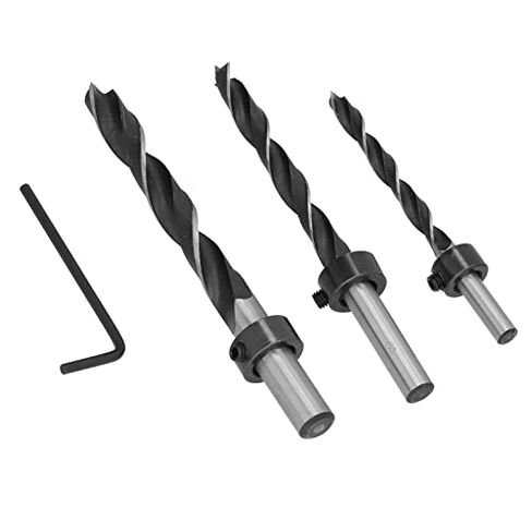 Woodworking Cutting Drill Bits Three Point Drill Wood for Hard Plastic Parts Acrylic, Jobber Drill Bits in Saudi Arabia