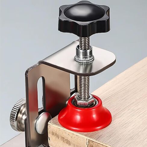 Cabinet Door Installation Positioner, Quick-Install Cabinet Door Installation Tool Mounting Jig for Most Cabinet Doors Attaching Hinges, Adjustable Aluminium Alloy Door Installation Clamp 1pcs in Saudi Arabia