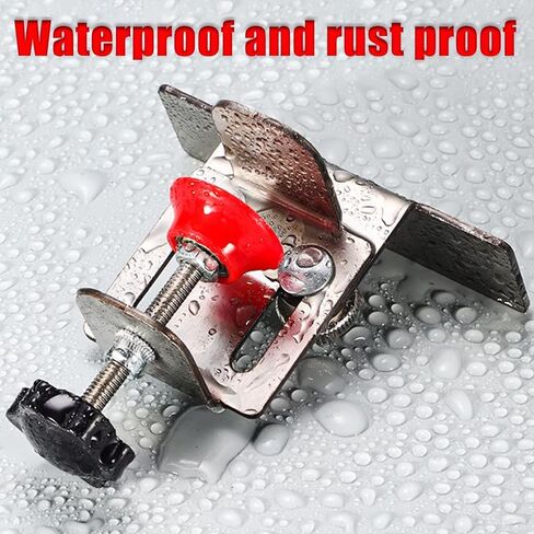 Cabinet Door Installation Positioner, Quick-Install Cabinet Door Installation Tool Mounting Jig for Most Cabinet Doors Attaching Hinges, Adjustable Aluminium Alloy Door Installation Clamp 1pcs in Saudi Arabia
