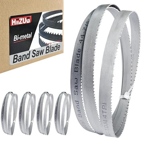 44-7/8 Inch Bandsaw Blades 10/14 TPI (5 Pack) for Dewalt D28770 DCS374B DCS376B Band Saw Milwaukee 48-39-0551, 44-7/8" x 1/2" x 0.02" in Saudi Arabia