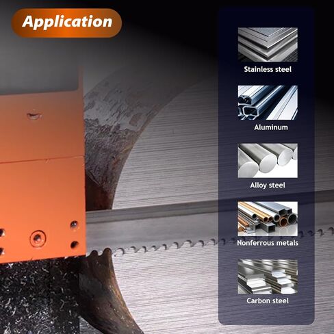 شفرات المنشار الحزامي 44-7/8 بوصة 18 TPI (5 عبوات) لمنشار شريط Dewalt DW3983 DCS374B ميلووكي 48-39-0521، 44-7/8 بوصة × 1/2 بوصة × 0.02 بوصة in Saudi Arabia