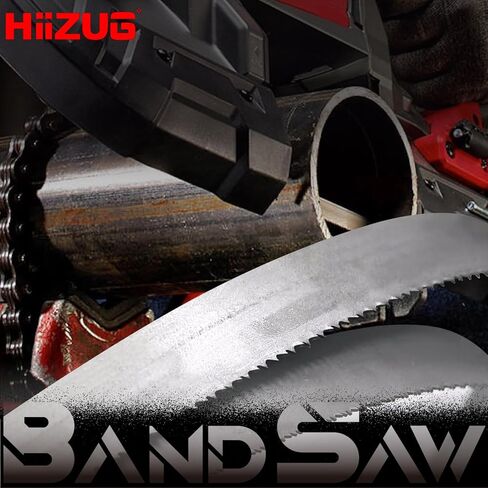 شفرات المنشار الحزامي 44-7/8 بوصة 18 TPI (5 عبوات) لمنشار شريط Dewalt DW3983 DCS374B ميلووكي 48-39-0521، 44-7/8 بوصة × 1/2 بوصة × 0.02 بوصة in Saudi Arabia