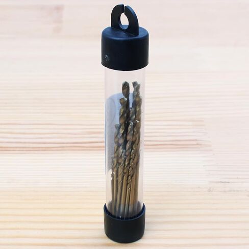 25PCS Titanium Coated Micro Twist Drill Bit Set for Pin Vise, Hand Drill & PCB Drilling – Precision Bits for Wood, Plastic, Metal Resin Jewelry in Saudi Arabia
