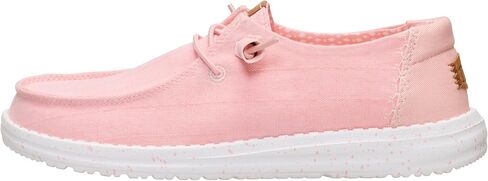 HEYDUDE Women's Wendy Chambray Grid, Women’s Shoes, Women’s Slip-on Loafers, Comfortable & Light-Weight in Saudi Arabia